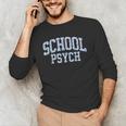 Cute Wildflower School Psych Teacher School Psychologist Men&#x27;s Long Sleeve T-Shirt, novelty gifts, funny gifts