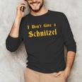 I Don't Give a Schnitzel T-Shirt Men's Long Sleeve T-Shirt, novelty gifts, funny gifts