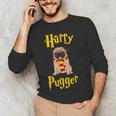 Lovely Harry Pugger Pug Men's Long Sleeve T-Shirt, novelty gifts, funny gifts