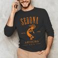 Sedona Arizona Southwestern Style Souvenir Vintage Men's Long Sleeve T-Shirt, novelty gifts, funny gifts