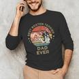 Vintage Best Boston Terrier Dad Ever Dog Father Father's Day Men Girls Kids Men's Long Sleeve T-Shirt, novelty gifts, funny gifts