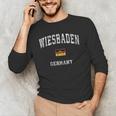 Wiesbaden Germany Vintage Athletic Sports Men's Long Sleeve T-Shirt, novelty gifts, funny gifts