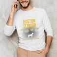 Anatomy Of Boston Terrier Dog Lover Men's Long Sleeve T-Shirt, novelty gifts, funny gifts