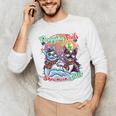 Boston Terrier Dog Christmas Snowman Winter Snow Men's Long Sleeve T-Shirt, novelty gifts, funny gifts
