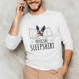 Boston Terrier Dog Lovers Sleepshirt Apparel Men Women Men's Long Sleeve T-Shirt, novelty gifts, funny gifts