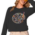 Art Teacher Pumpkin Scary Halloween Costume Men Women Women Long Sleeve T-Shirt, trending gift