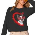 Boston Terrier Dog Mom Dad Valentine’s Day Pet Lover For Men Women Kids Women Long Sleeve T-Shirt, Couple Gifts, Mom Gifts, Boston Terrier Dad Gifts, Boston Terrier Mom Gifts, trending gift