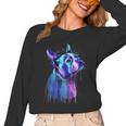 Boston Terrier Dog For a Boston Terrier Mom Women Long Sleeve T-Shirt, Couple Gifts, Mom Gifts, Boston Terrier Mom Gifts, trending gift
