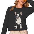 Boston Terrier Dog Motif Pet Art Boston Terrier For Men Women Kids Women Long Sleeve T-Shirt, trending gift