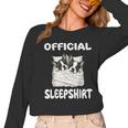 Boston Terrier Dog Official Sleepshirt Pajamas Nightgown For Men Women Girls Kids Women Long Sleeve T-Shirt, trending gift