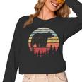 Catch Some Rays Vintage Retro Grizzly Bear Women Long Sleeve T-Shirt, trending gift