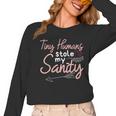Childcare Provider Daycare Teacher Stole My Sanity Women Long Sleeve T-Shirt, trending gift