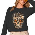 Halloween Costume Skull Boston Terrier Dog Lover For Men Women Kids Women Long Sleeve T-Shirt, Boston Terrier Halloween Gifts, trending gift