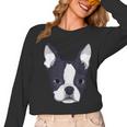 Kids Boston Terrier Dog For Women And Girls Women Long Sleeve T-Shirt, trending gift