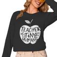 Teacher Of Tiny Humans Preschool Kindergarten Teacher Women Long Sleeve T-Shirt, trending gift