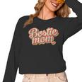 Vintage Boston Terrier Mom Dog Lover Pet Bostie Mama Men Women Girls Kids Women Long Sleeve T-Shirt, Couple Gifts, Mom Gifts, Boston Terrier Mom Gifts, trending gift