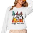 Boston Terrier Dog Lover Fall Ya'Ll Halloween Costume Men Women Women Long Sleeve T-Shirt, Boston Terrier Halloween Gifts, trending gift