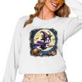 Cute Boston Terrier Halloween Costume Dog Lover Women Girls Women Long Sleeve T-Shirt, Boston Terrier Halloween Gifts, trending gift
