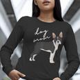 Boston Terrier Dog Mom Woman Women Women Long Sleeve T-Shirt, Boston Terrier Mom Shirts, funny gift