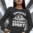 Boston Terrier Dog Official Sleeping Shirt Men Women Kids Women Long Sleeve T-Shirt, funny gift