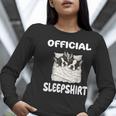 Boston Terrier Dog Official Sleepshirt Pajamas Nightgown For Men Women Girls Kids Women Long Sleeve T-Shirt, funny gift