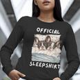 Boston Terrier Dog Official Sleepshirt Pajamas Nightgown Men Women Girls Kids Women Long Sleeve T-Shirt, funny gift