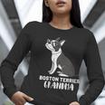 Boston Terrier Dog Owner Grandma Women Long Sleeve T-Shirt, funny gift