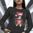 Boston Terrier Dog Ugly Christmas Dog Xmas For Men Women Kids Women Long Sleeve T-Shirt, Boston Terrier Christmas Shirts, funny gift