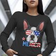 Boston Terrier Merica 4th Of July T Shirt Men Boys Dog Puppy Women Long Sleeve T-Shirt, Boston Terrier 4th Of July Shirts, funny gift