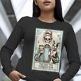 The Boston Terrier Mom Skeleton Spooky Season Halloween Women Long Sleeve T-Shirt, Boston Terrier Mom Shirts, Boston Terrier Halloween Shirts, funny gift