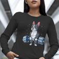 Boston Terrier Weightlifting Deadlift Men Fitness Gym Women Long Sleeve T-Shirt, Boston Terrier Gym Shirts, funny gift
