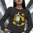Boston Terrier s Mid-Century Modern Art s Street Grunge Women Long Sleeve T-Shirt, funny gift
