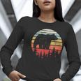 Catch Some Rays Vintage Retro Grizzly Bear Women Long Sleeve T-Shirt, funny gift