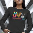 Peace Love Boston Terrier Tie Dye Dog Lover For Men Women Girls Kids Women Long Sleeve T-Shirt, funny gift