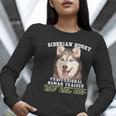 Siberian Husky Professional Human Trainer Women Long Sleeve T-Shirt, funny gift