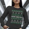 Ugly Sweater Boston Terrier Dog Christmas Dog Lover Xmas Men Women Kids Women Long Sleeve T-Shirt, Boston Terrier Christmas Shirts, funny gift