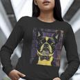 Vintage Boston Terrier Dog Women Long Sleeve T-Shirt, funny gift