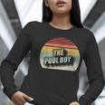 Vintage Retro The Pool Boy Women Long Sleeve T-Shirt, funny gift