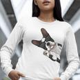 Boston Terrier Bostie Dog Kids Men Women Long Sleeve T-Shirt, funny gift