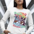 Boston Terrier Dog Christmas Snowman Winter Snow Women Long Sleeve T-Shirt, Boston Terrier Christmas Shirts, funny gift