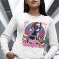 Boston Terrier Santa Claus Coffee Mug Merry Christmas Dogs Women Long Sleeve T-Shirt, Boston Terrier Christmas Shirts, funny gift