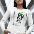 Cool Saint Patrick's Boston Terrier T Shirt For Dogs Lovers Women Long Sleeve T-Shirt, funny gift