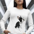 Love NOPE Boston Terrier Dog Lover Women Long Sleeve T-Shirt, funny gift