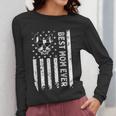 Best Boston Terrier Dog Mom Ever USA Flag For Men Women Kids Women Long Sleeve T-Shirt, Couple Gifts, Mom Gifts, Boston Terrier Mom Gifts, funny design