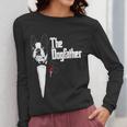 Boston Terrier Dad The DogFather Shirt Boston Terrier Women Long Sleeve T-Shirt, Couple Gifts, Boston Terrier Dad Gifts, funny design
