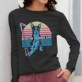 Boston Terrier Dad Retro Women Long Sleeve T-Shirt, Couple Gifts, Boston Terrier Dad Gifts, funny design