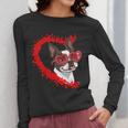 Boston Terrier Dog Mom Dad Valentine’s Day Pet Lover For Men Women Kids Women Long Sleeve T-Shirt, Couple Gifts, Mom Gifts, Boston Terrier Dad Gifts, Boston Terrier Mom Gifts, funny design