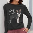 Boston Terrier Dog Mom Woman Women Women Long Sleeve T-Shirt, Couple Gifts, Mom Gifts, Boston Terrier Mom Gifts, funny design