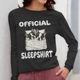 Boston Terrier Dog Official Sleepshirt Pajamas Nightgown For Men Women Girls Kids Women Long Sleeve T-Shirt, funny design