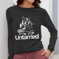 Boston Terrier Dog Untamed For Men Women Women Long Sleeve T-Shirt, funny design